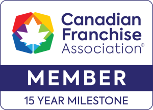 Canadian Franchise Association Member Badge for McInnes Cooper 15-Year Milestone